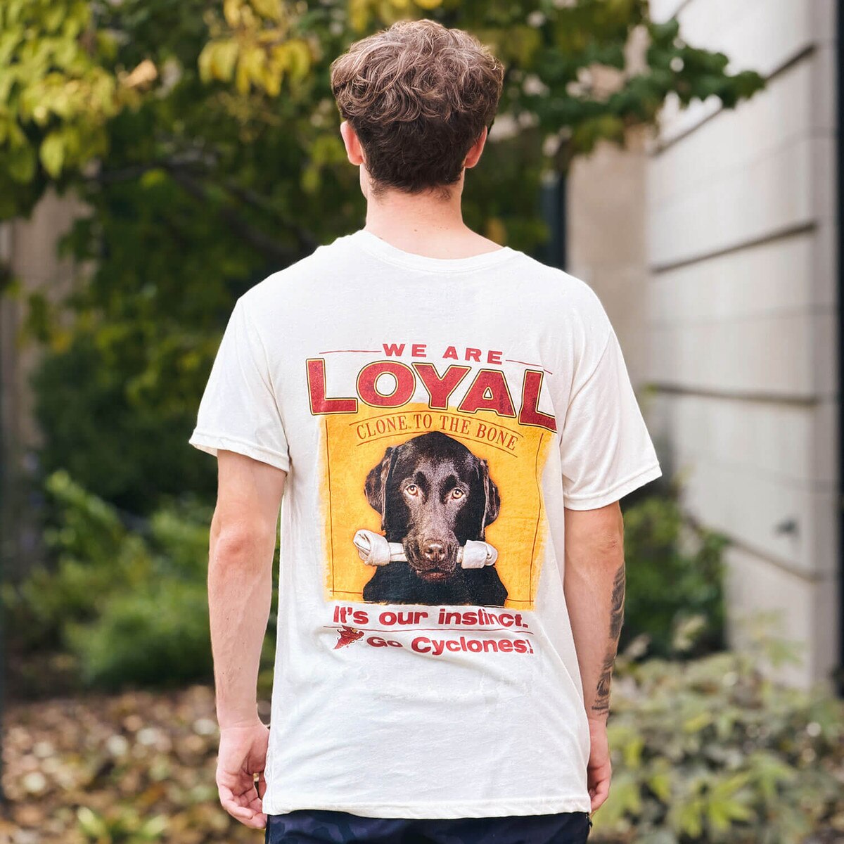 Retro Brand For the Fans Vintage White Short Sleeve T-shirt back